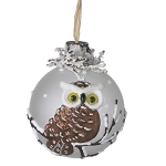 vl glass owl ornament 3 in 6.99