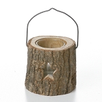 vl wood votive candle holder 3.5x3.5 in 7.99